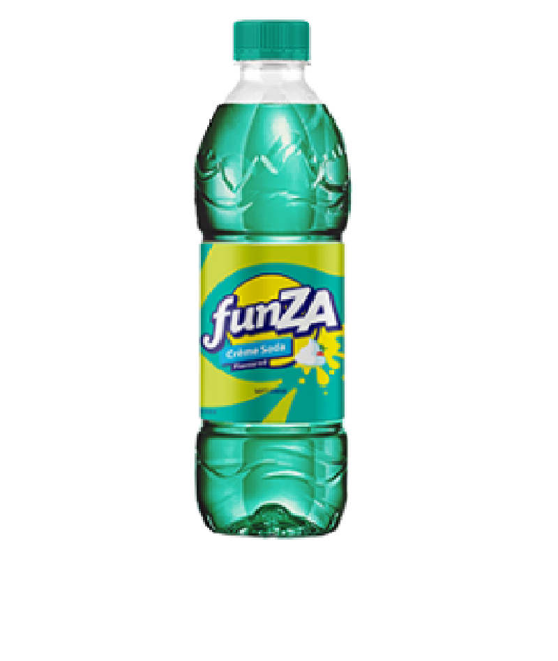funZA Creme Soda Soft Drink - 2 litre x 6